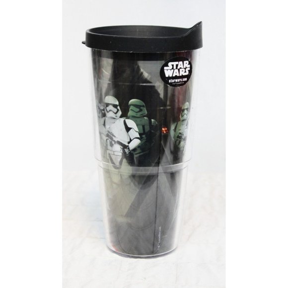 Tervis Tumbler Star Wars Kylo Ren Stormtroopers Travel Lid Cup 24 oz Hot Cold - Picture 4 of 9